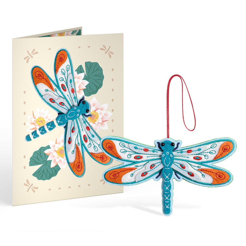 Peaceful Dragonfly HeartFelt Charm Card™