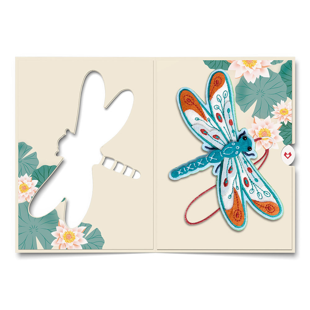 Peaceful Dragonfly HeartFelt Charm Card™