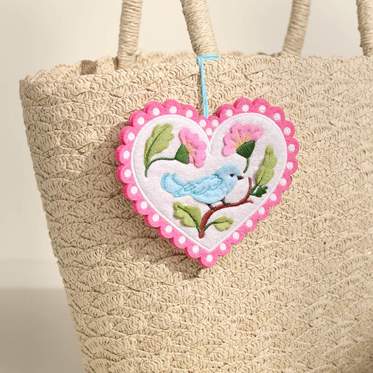 Lively Bluebird HeartFelt Charm Card™