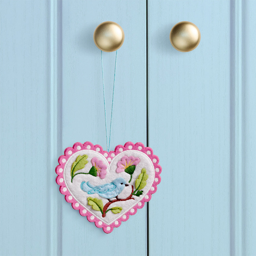 Lively Bluebird HeartFelt Charm Card™