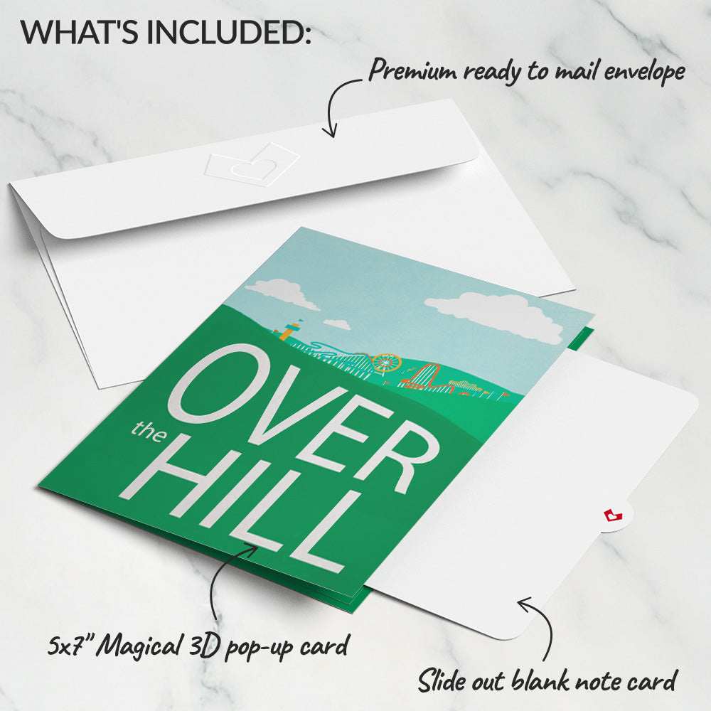 Over the Hill Birthday Pop-Up Card