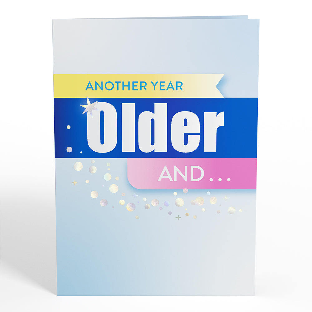 Still No Dentures Birthday Pop-Up Card