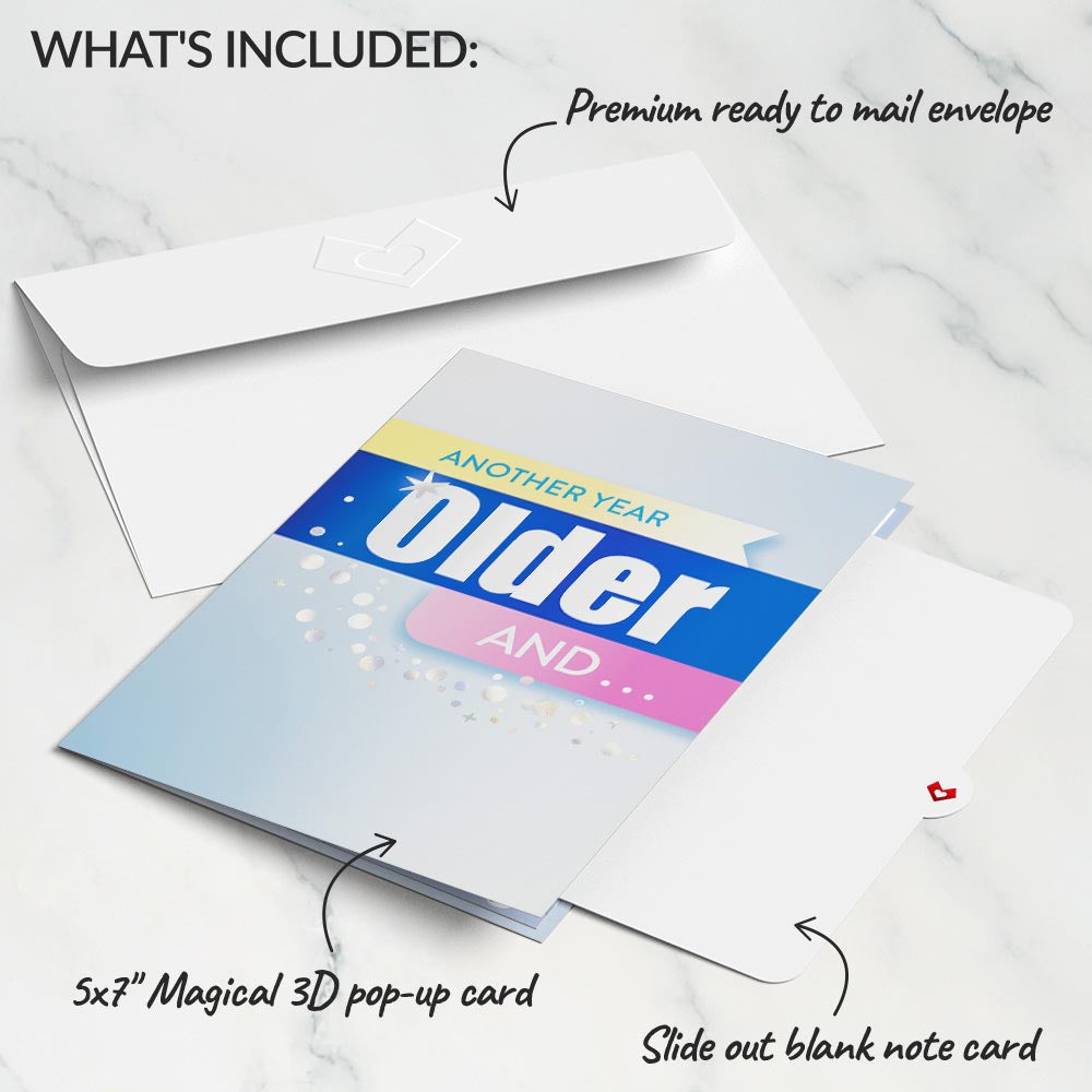 Still No Dentures Birthday Pop-Up Card