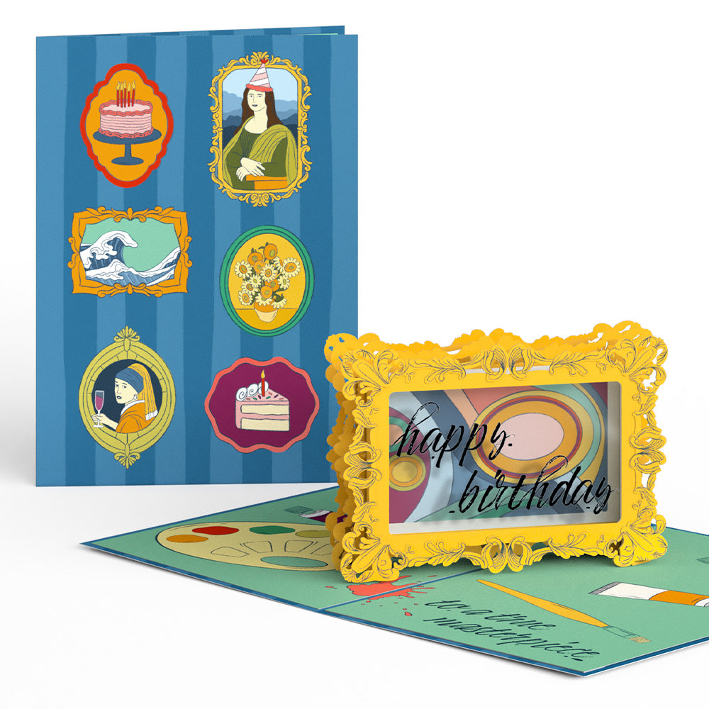Happy Birthday to a True Masterpiece Pop-Up Card