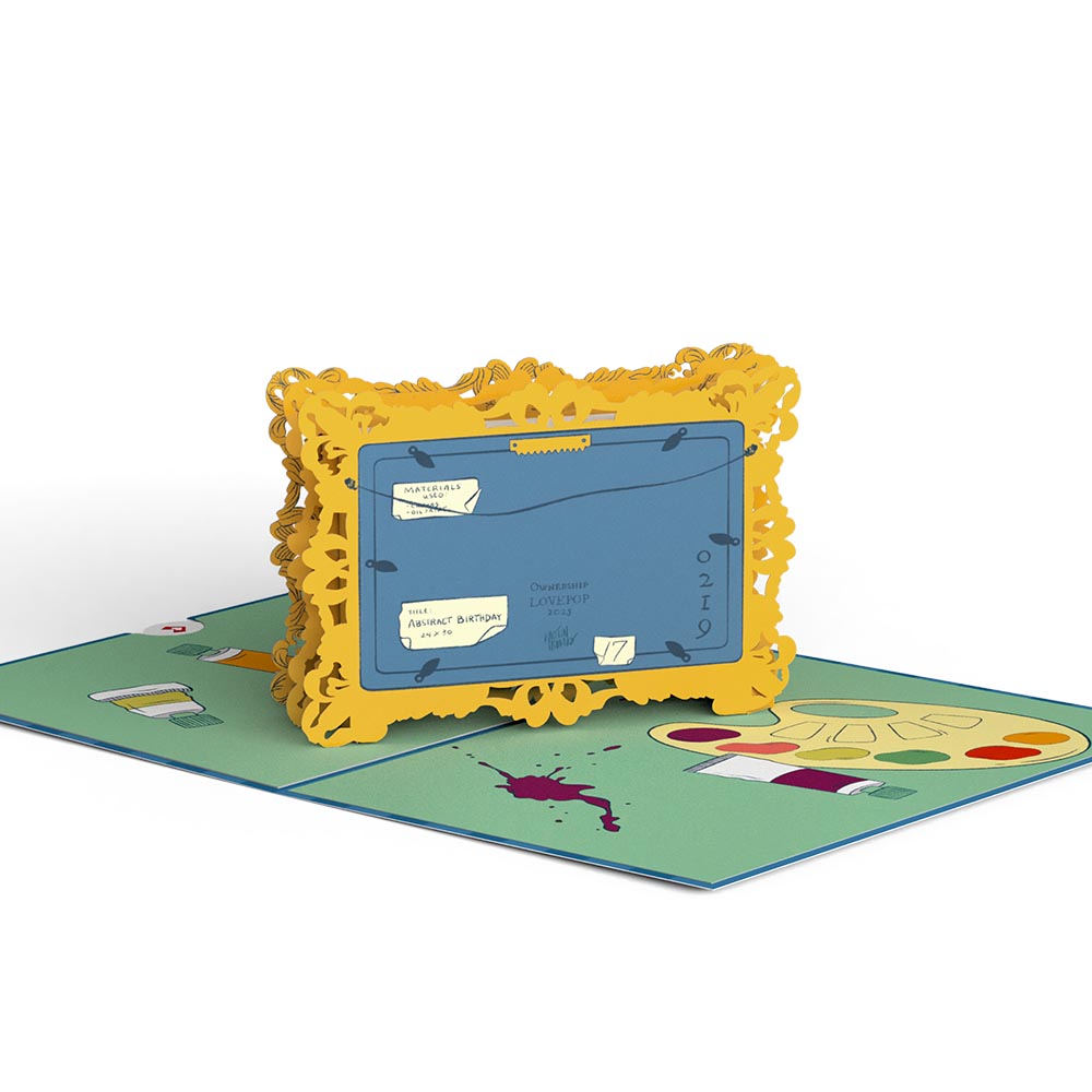 Happy Birthday to a True Masterpiece Pop-Up Card