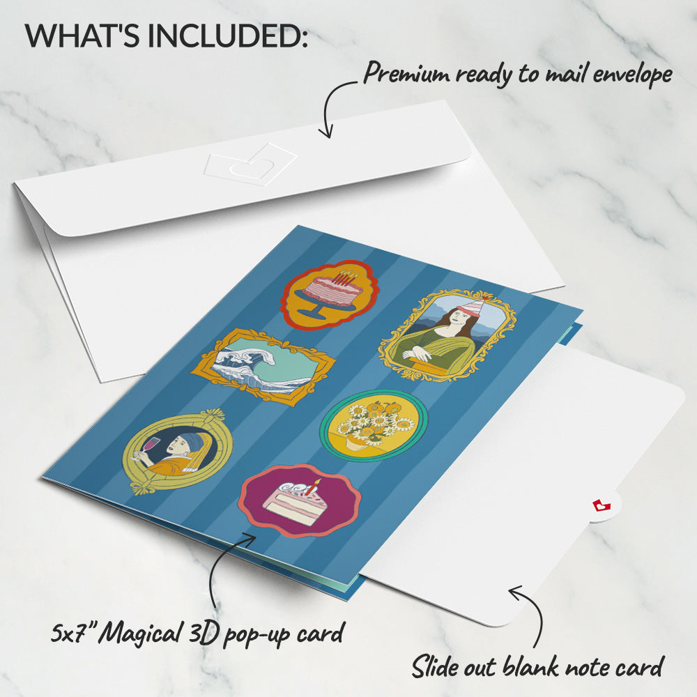 Happy Birthday to a True Masterpiece Pop-Up Card