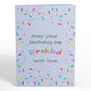 Sprinkled with Love Birthday Cake Pop-Up Card