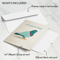 ‘That’s Coo’ Funny Pigeon Birthday Pop-Up Card