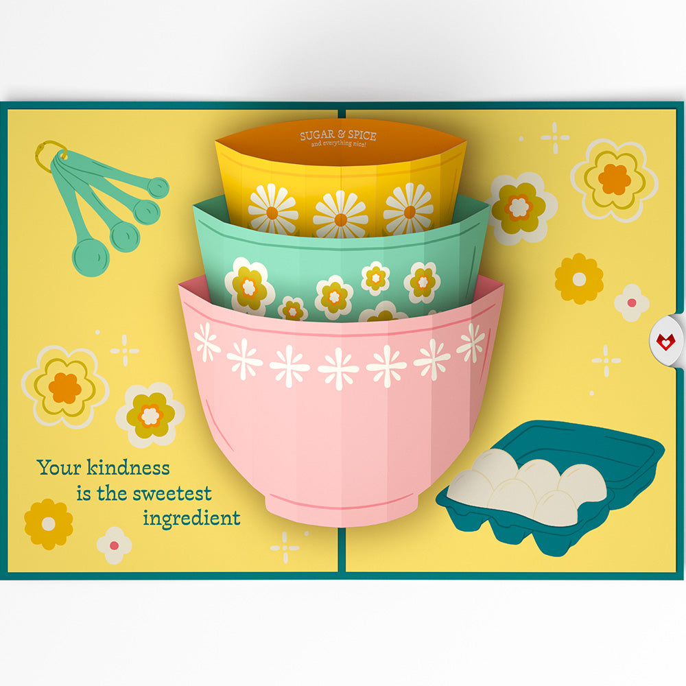 You Bake the World a Better Place Pop-Up Card