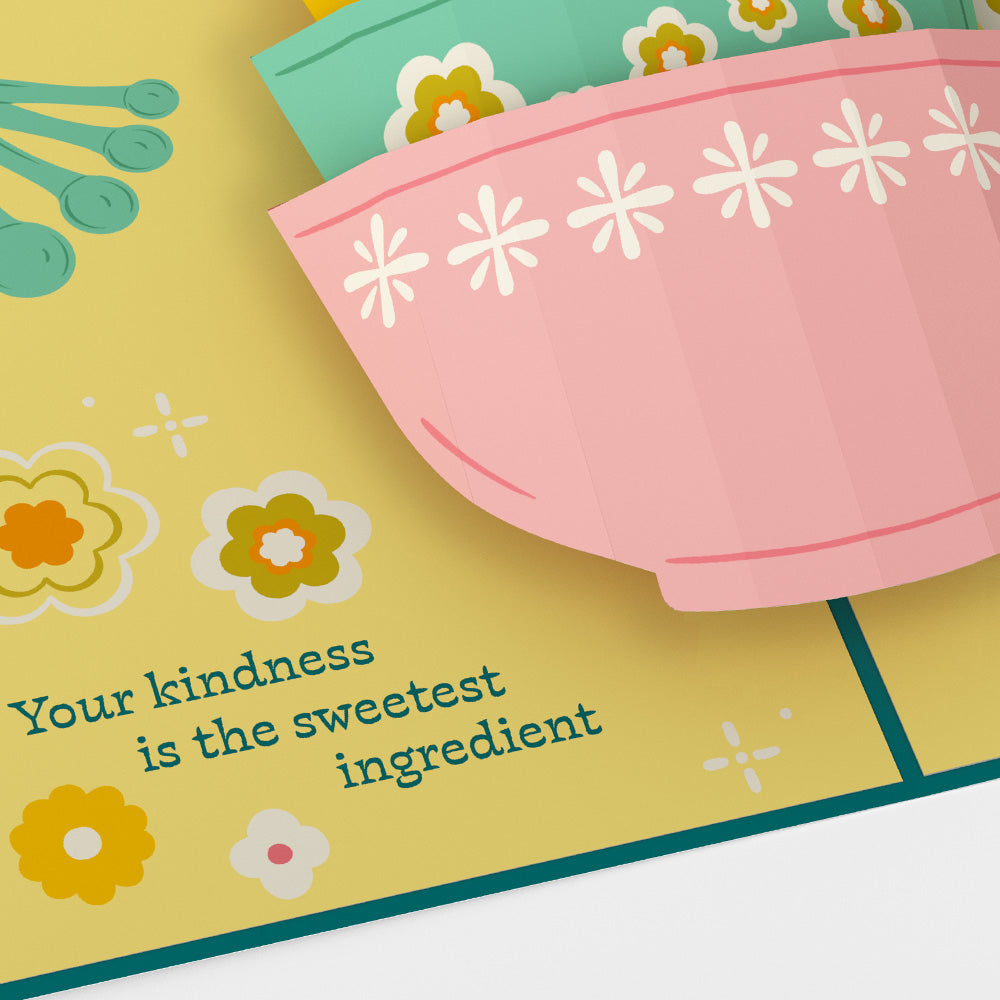You Bake the World a Better Place Pop-Up Card