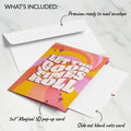 Let the Good Times Roll Roller Skate Pop-Up Card