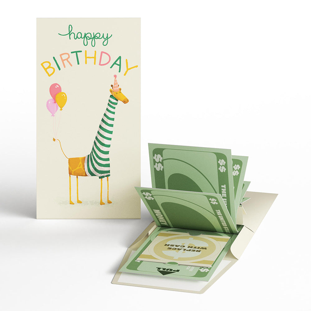 Party Animal Happy Birthday Money Holder