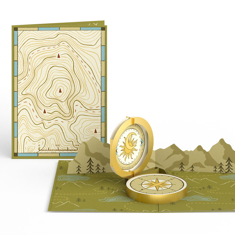 Guiding Compass Pop-Up Card