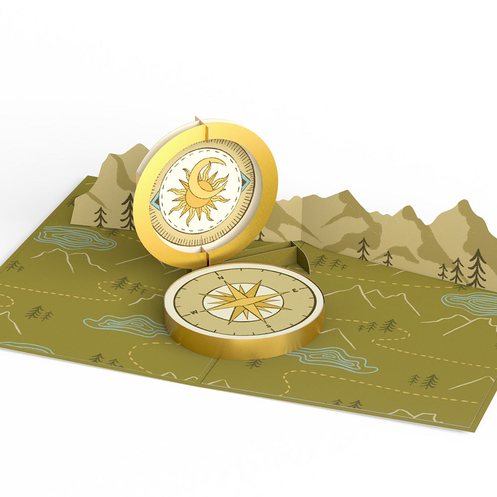Guiding Compass Pop-Up Card