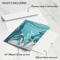 Playful Dolphins Pop-Up Card