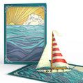 Sailboat on the Horizon Pop-Up Card