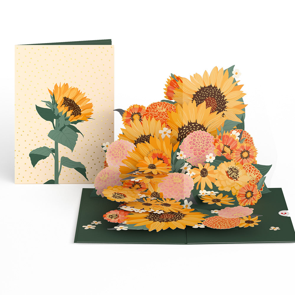 Radiant Sunflowers Pop-Up Card