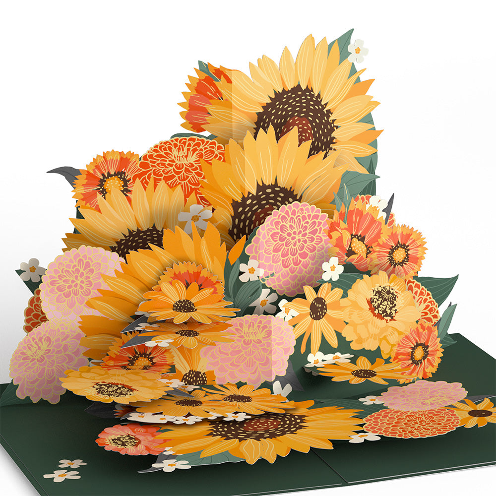 Radiant Sunflowers Pop-Up Card