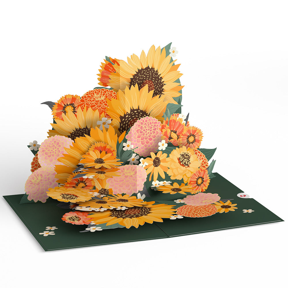 Radiant Sunflowers Pop-Up Card