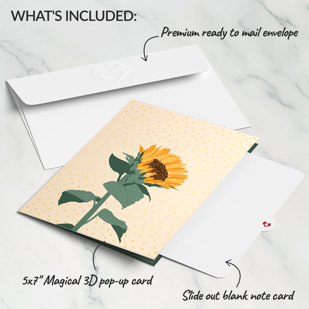 Radiant Sunflowers Pop-Up Card