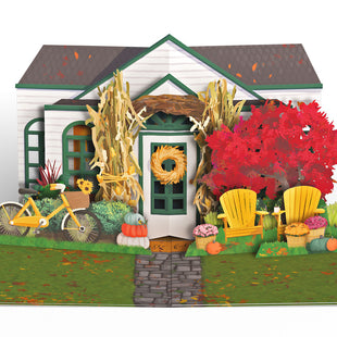 Fall Welcome Thank You Pop-Up Card and Sentiment Set for Friend