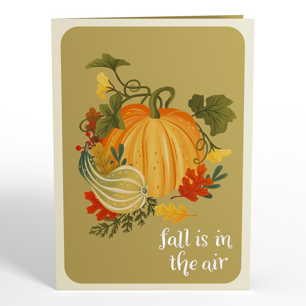 Fall Is in the Air Pop-Up Card & Suncatcher Bouquet Bundle