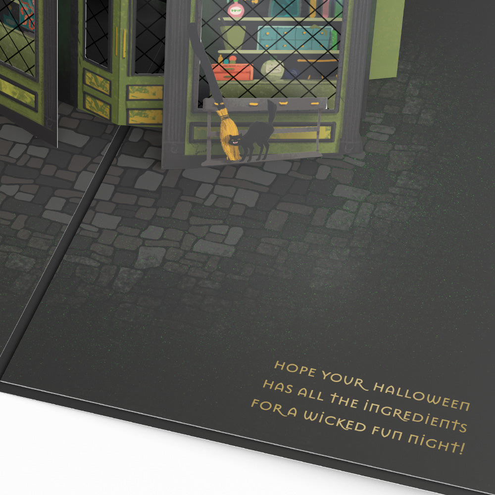 Halloween Apothecary Pop-Up Card