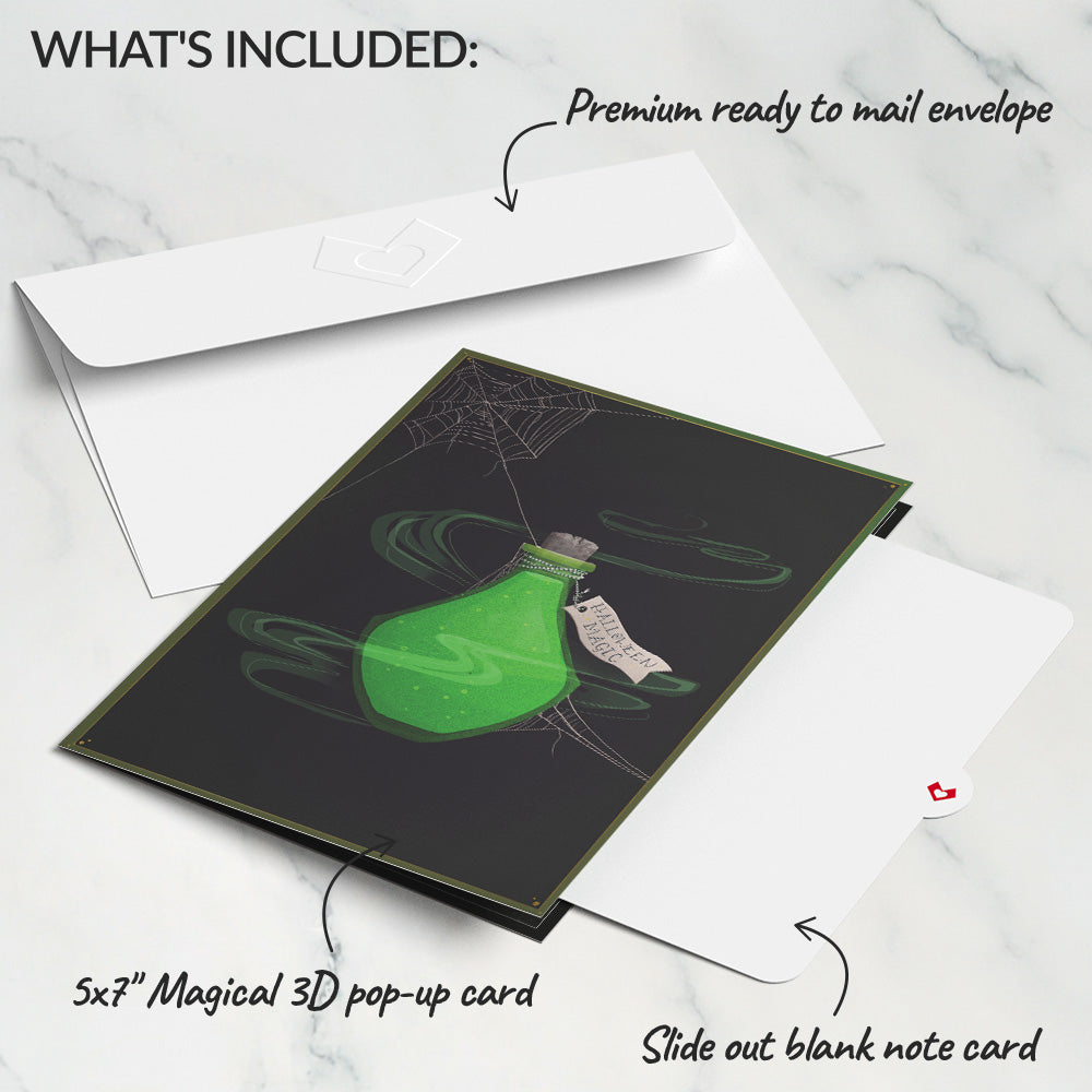 Halloween Apothecary Pop-Up Card