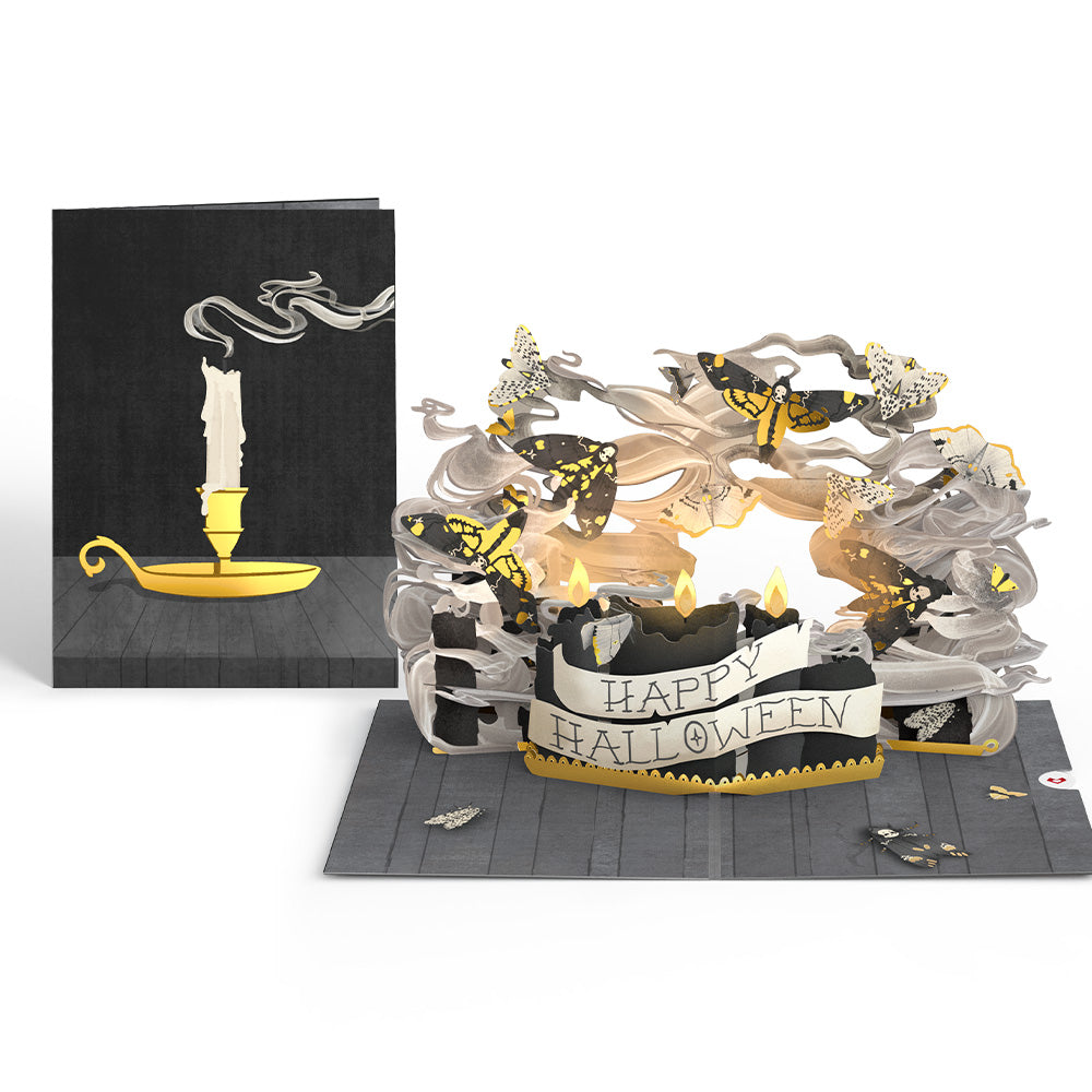 Halloween Candlelight Light-Up Pop-Up Card