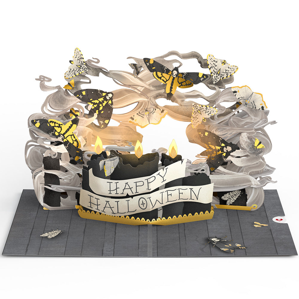 Halloween Candlelight Light-Up Pop-Up Card