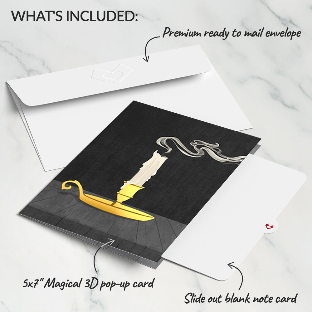 Halloween Candlelight Light-Up Pop-Up Card
