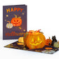 Happy Halloween Pumpkin Light-Up Pop-Up Card