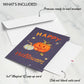 Happy Halloween Pumpkin Light-Up Pop-Up Card