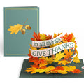 In All Things, Give Thanks Pop-Up Card