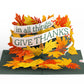 In All Things, Give Thanks Pop-Up Card