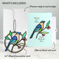 Wishing You Peace Bluebird Suncatcher Card