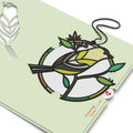 Goldfinch's Song Suncatcher Card