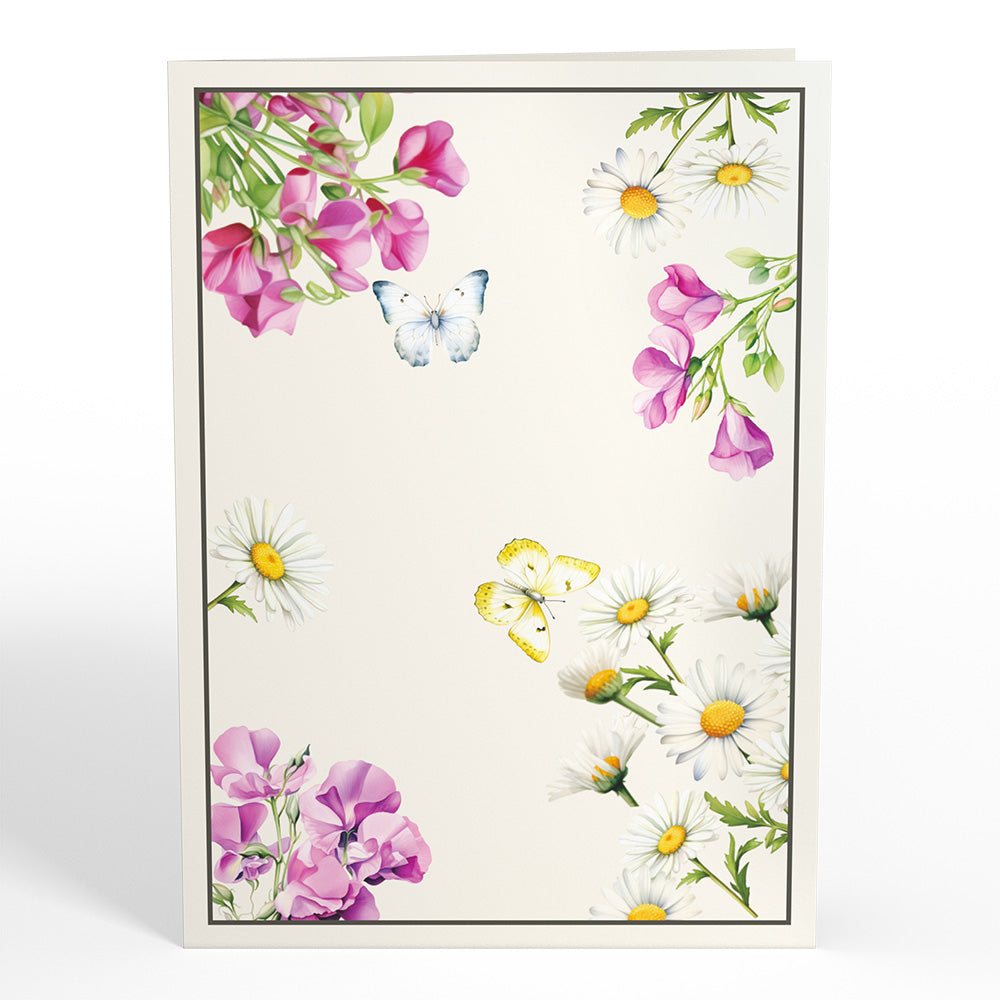 Born to Bloom: April Birth Month Flowers Pop-Up Card