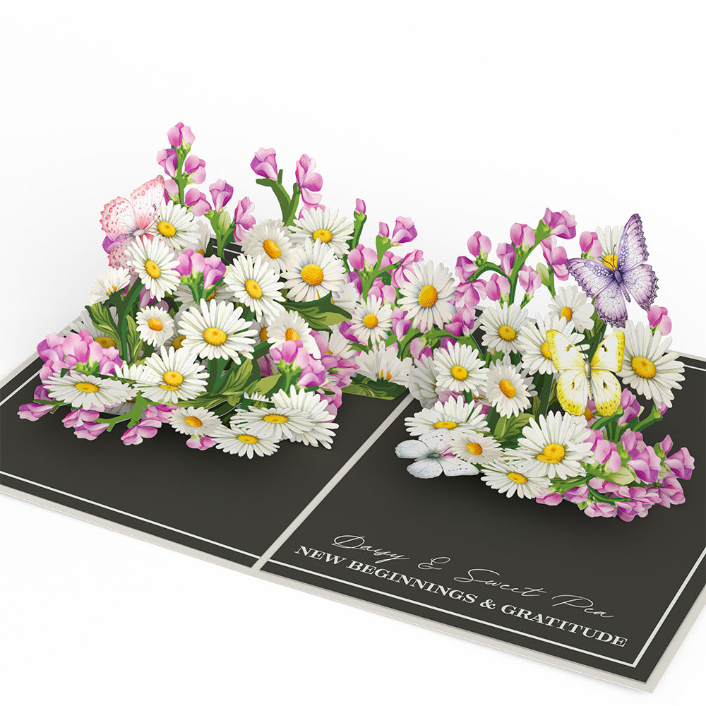 Born to Bloom: April Birth Month Flowers Pop-Up Card