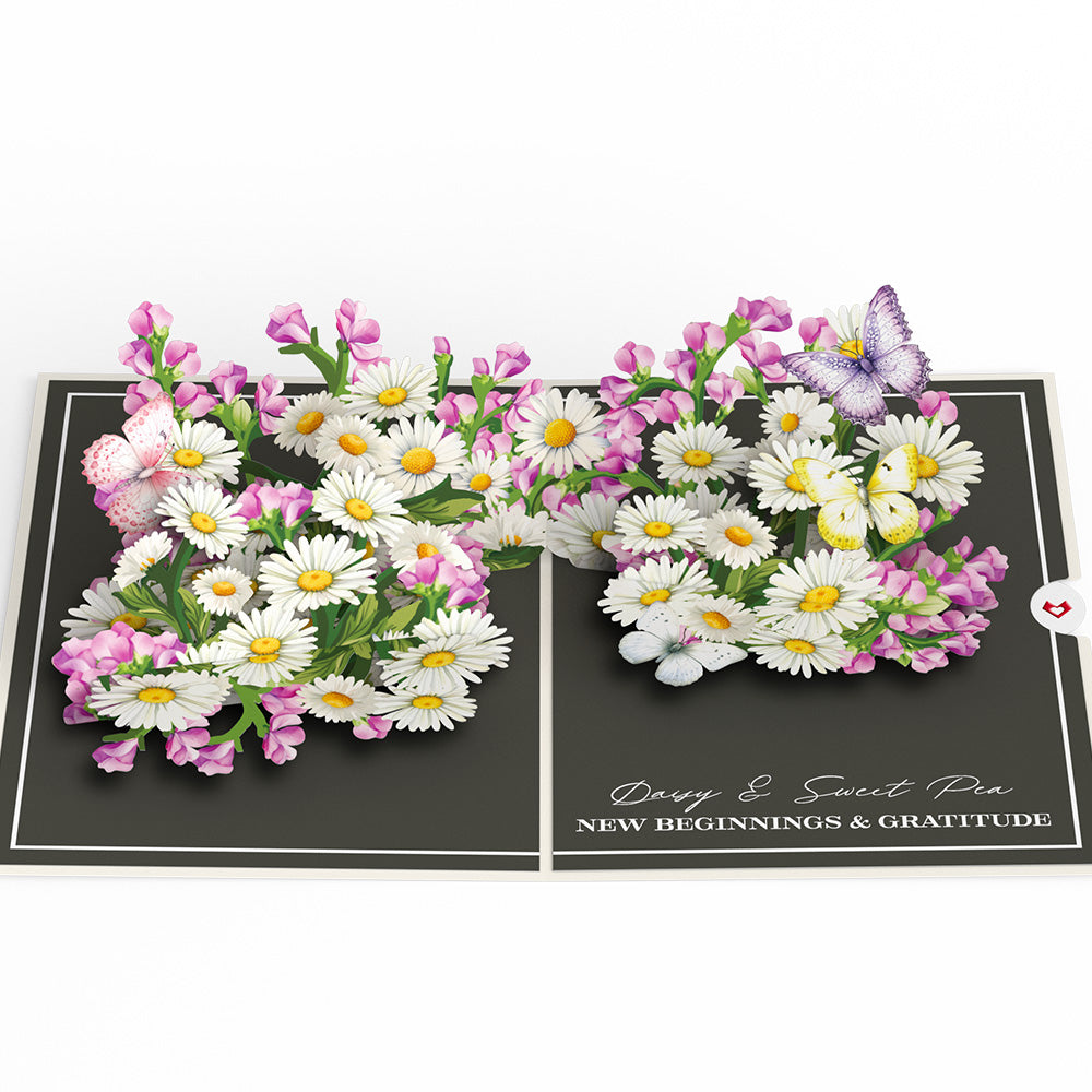 Born to Bloom: April Birth Month Flowers Pop-Up Card