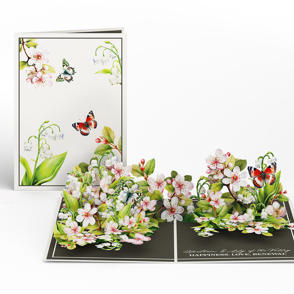 Born to Bloom: May Birth Month Flowers Pop-Up Card