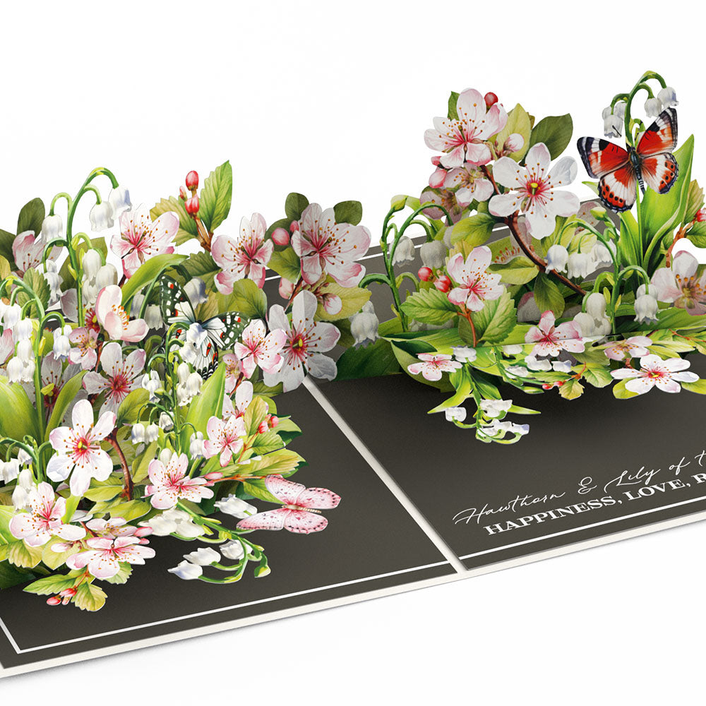 Born to Bloom: May Birth Month Flowers Pop-Up Card