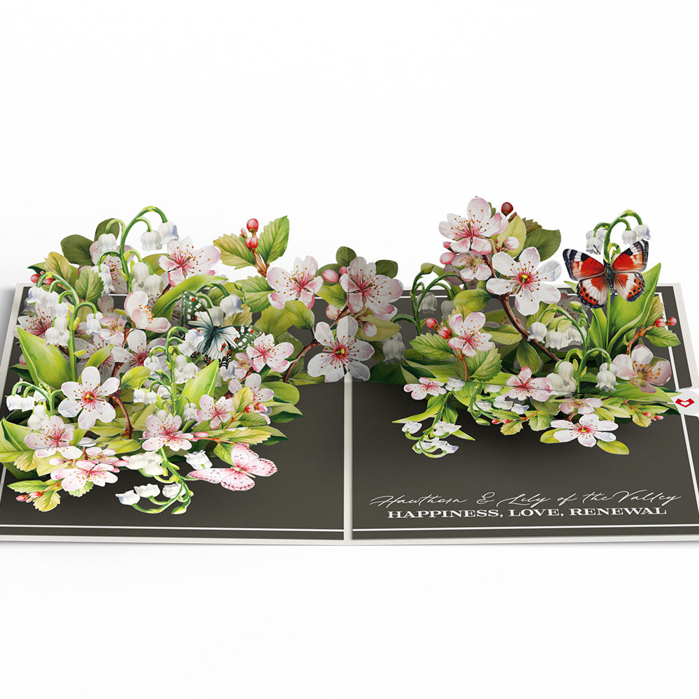 Born to Bloom: May Birth Month Flowers Pop-Up Card