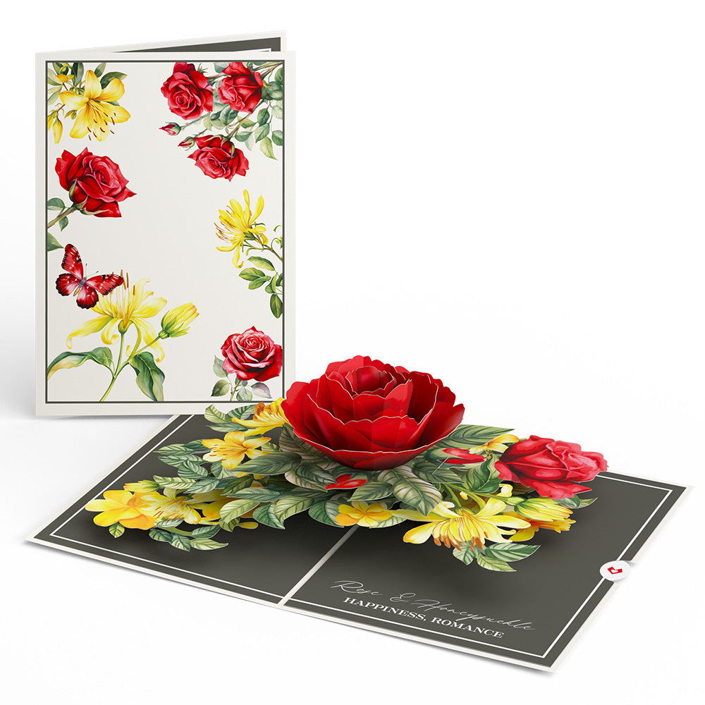 Born to Bloom: June Birth Month Flowers Pop-Up Card