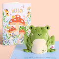 ‘Toadally Awesome’ Frog Plushpop Card and Bouquet Bundle