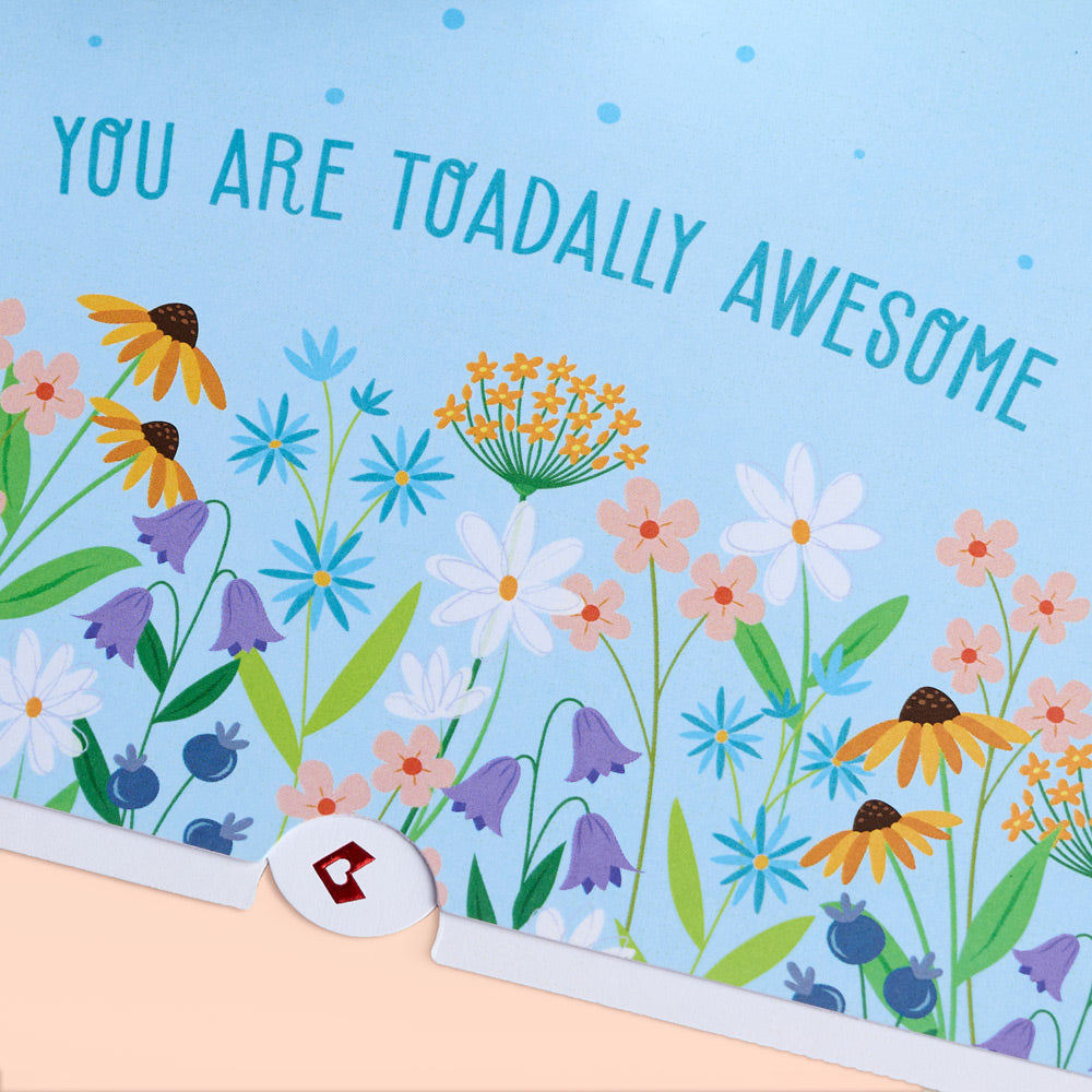 frog flower pokemon card ‘Toadally Awesome’ Frog Plushpop Card and Bouquet Bundle