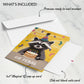 Go Feral Raccoon Birthday Pop-Up Card