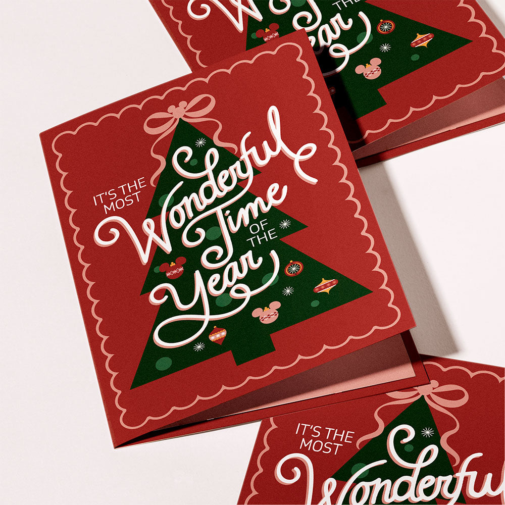 Disney's Mickey Mouse 'Most Wonderful Time of the Year' Plushpop Card