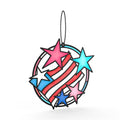 Let Freedom Shine Suncatcher Card