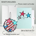 Let Freedom Shine Suncatcher Card